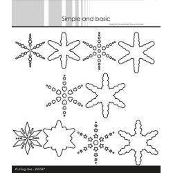 (SBD347)Simple and Basic Cut Out Stars Cutting Dies