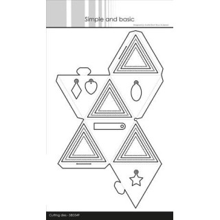 (SBD349)Simple and Basic Cut Diamondbox Cutting Dies