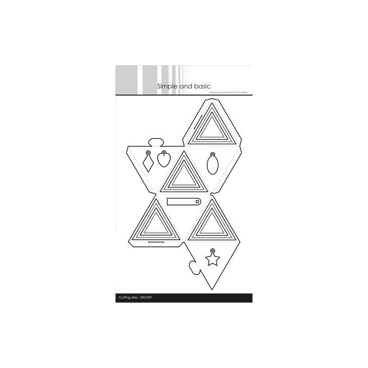 (SBD349)Simple and Basic Cut Diamondbox Cutting Dies