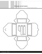 (SBD350)Simple and Basic Cut Rectangular Giftbox Cutting Dies