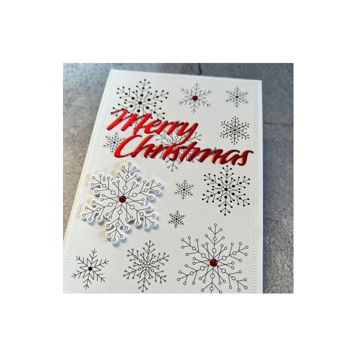 (SBD351)Simple and Basic Cut Snowflakes - Outline Cutting Dies