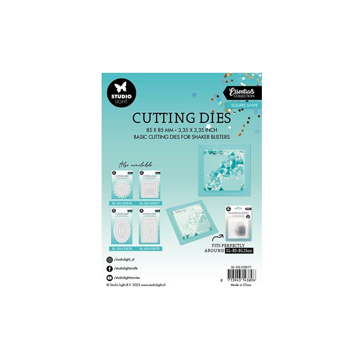 (SL-ES-CD577)Studio Light Square shape Essentials nr.577
