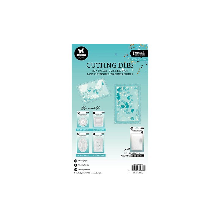 (SL-ES-CD579)Studio Light Rectangle shape Essentials nr.579