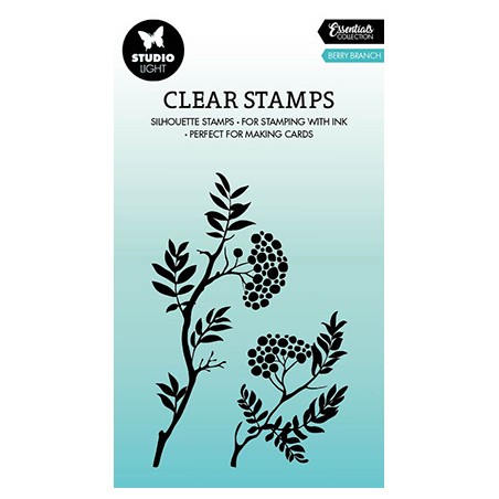 (SL-ES-STAMP494)Studio light SL Clear stamp Berry branch Essentials nr.494