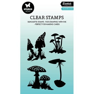 (SL-ES-STAMP495)Studio light SL Clear stamp Mushrooms Essentials nr.495