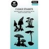 (SL-ES-STAMP495)Studio light SL Clear stamp Mushrooms Essentials nr.495
