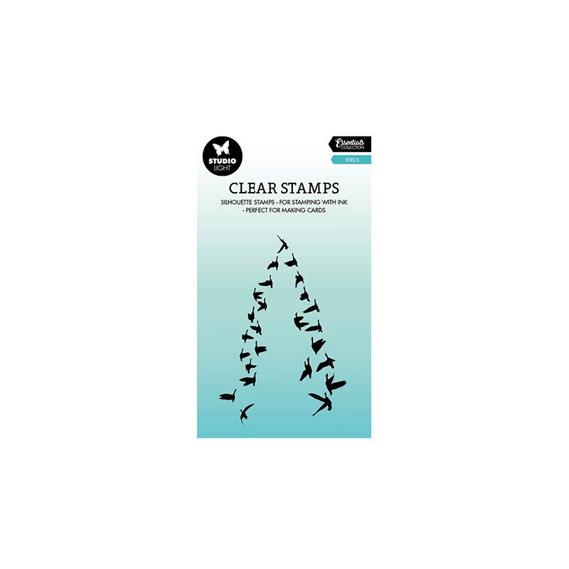 (SL-ES-STAMP497)Studio light SL Clear stamp Birds Essentials nr.497