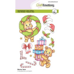 (2715)CraftEmotions clearstamps A6 Benny bear Lian Qualm