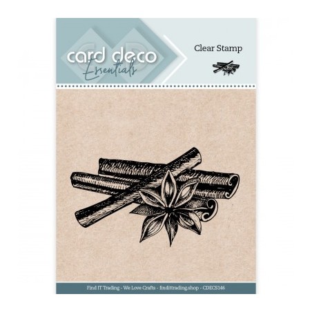 (CDECS146)Card Deco Essentials Clear Stamps - Cinnamon