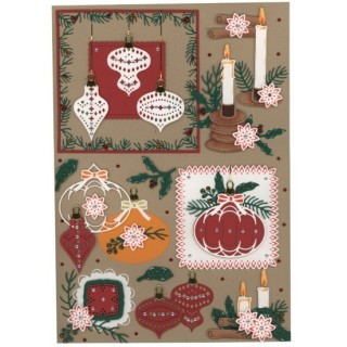 (JAD10176)Dies - Jeanine's Art - Wooden Christmas - Wooden Bauble