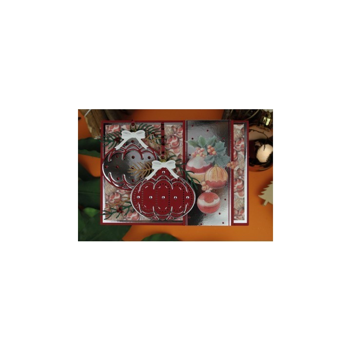(JAD10176)Dies - Jeanine's Art - Wooden Christmas - Wooden Bauble