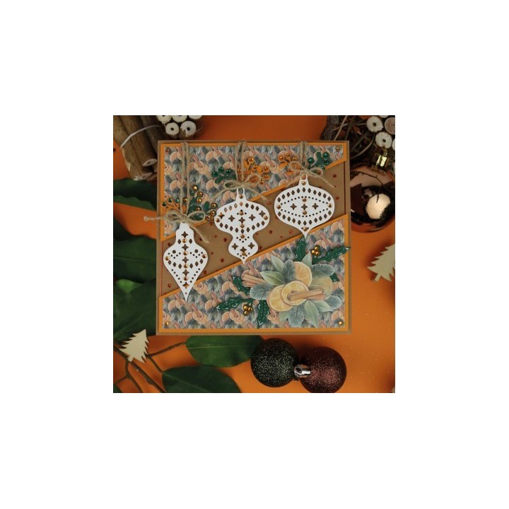 (JAD10177)Dies - Jeanine's Art - Wooden Christmas - Wooden Ornaments
