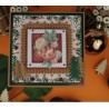 (SB10776)3D Push-Out - Jeanine's Art - Wooden Christmas - Orange Baubles