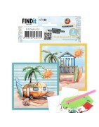 (DDDM1001)Dotty Designs Mini Diamond Cards Set - Summer Vibes