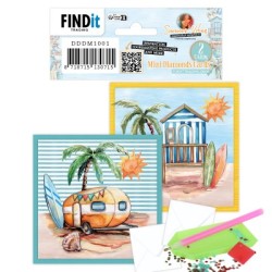 (DDDM1001)Dotty Designs Mini Diamond Cards Set - Summer Vibes