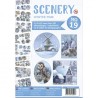 (POS10019)Push Out Book Scenery 19 - Winter Time