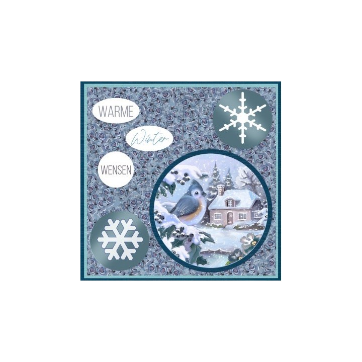 (POS10019)Push Out Book Scenery 19 - Winter Time