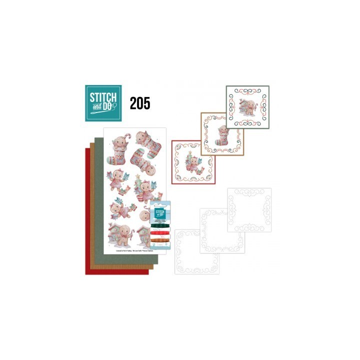 (STDO205)Stitch And Do 205 - Yvonne Creations - Christmas Scenery