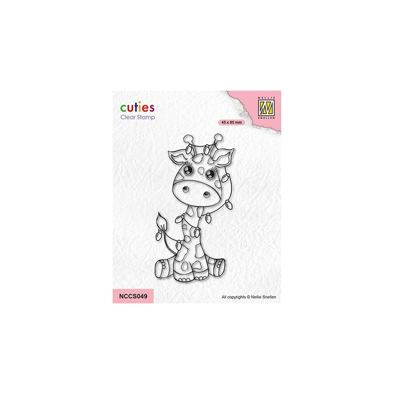 (NCCS049)Nellie's Choice Clear stamps Giraffe