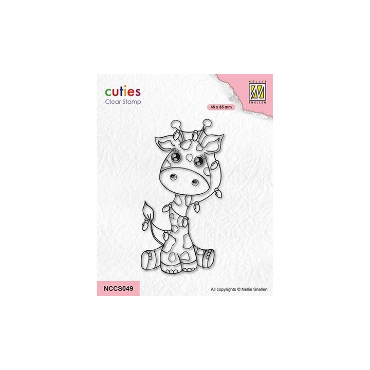 (NCCS049)Nellie's Choice Clear stamps Giraffe