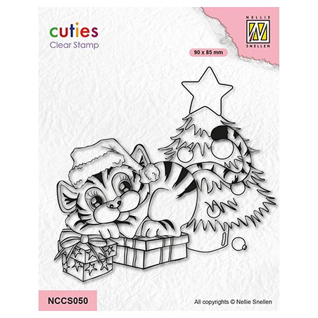 (NCCS050)Nellie's Choice Clear stamps Tiger