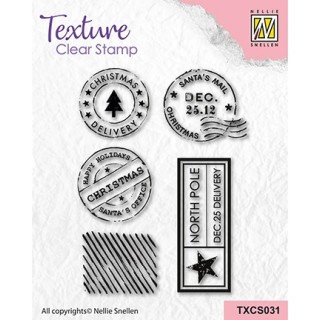 (TXCS031)Nellie's Choice Clear Stamp Snail Mail