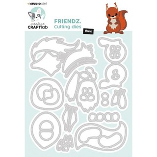 (CCL-FR-CD700)Studio Light SL Cutting Die Theo Friendz nr.700