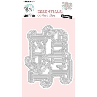 (CCL-ES-CD704)Studio Light SL Cutting Die Wordz XL Essentials nr.704