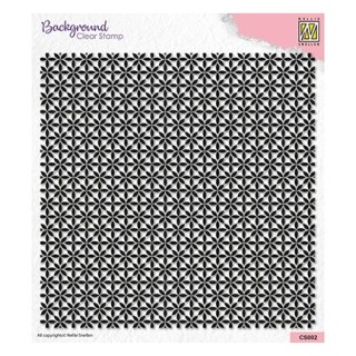 (CS002)Nellie`s Choice Clear stamps background stars