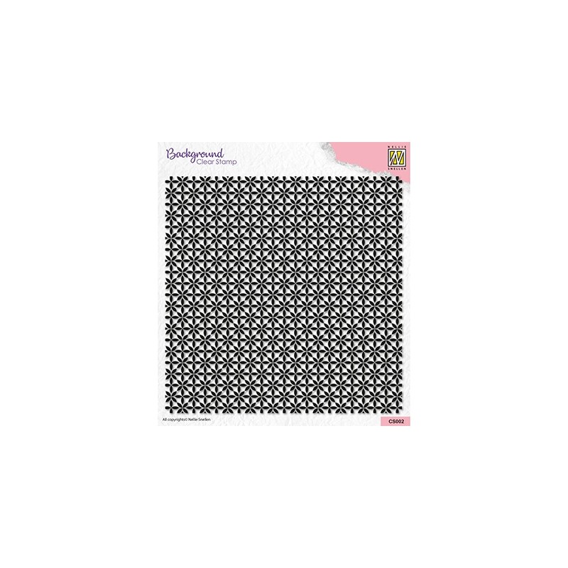 (CS002)Nellie`s Choice Clear stamps background stars