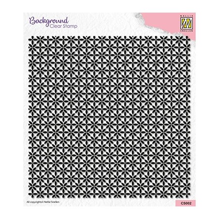 (CS002)Nellie`s Choice Clear stamps background stars