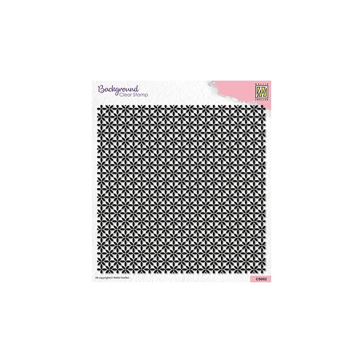 (CS002)Nellie`s Choice Clear stamps background stars