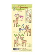 (55.8733)LeCrea - Combi clear stamp Little Deer