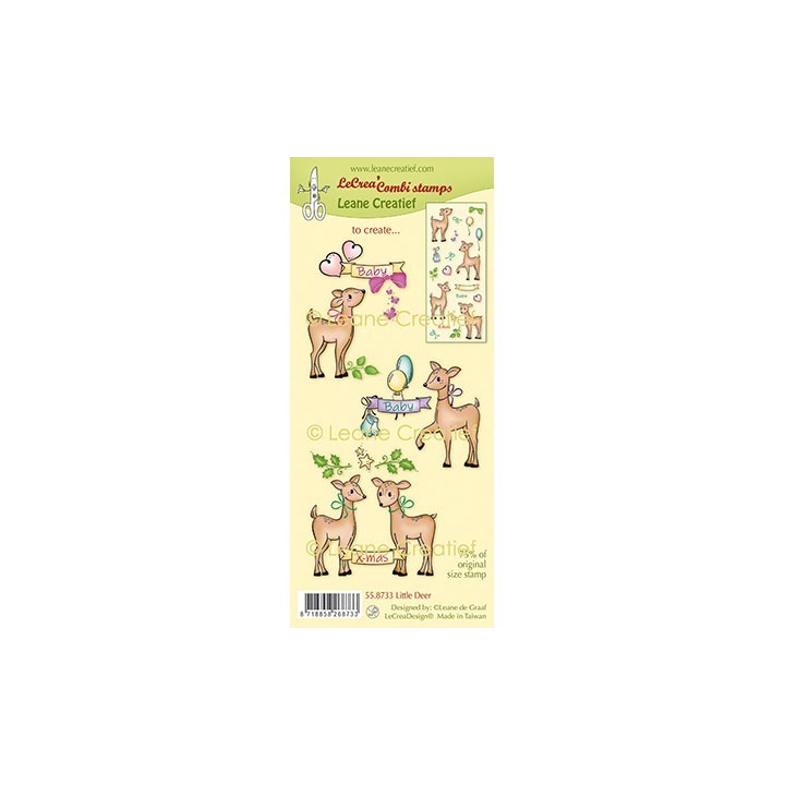 (55.8733)LeCrea - Combi clear stamp Little Deer