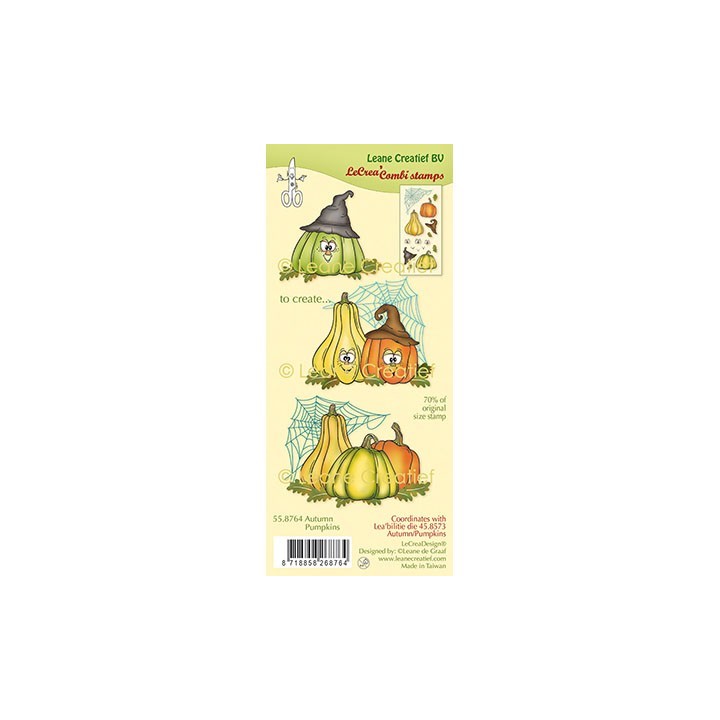 (55.8764)LeCrea - Combi clear stamp Autumn Pumpkins