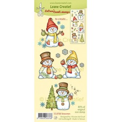 (55.8788)LeCrea - Combi clear stamp Snowmen