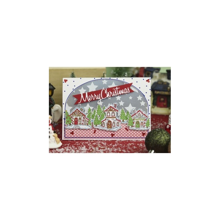 (YCCS10075)Clear Stamps - Yvonne Creations Christmas Scenery
