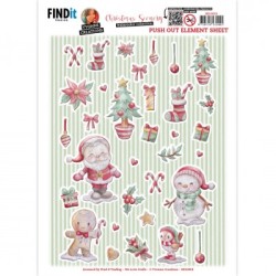 (SB10818)Push-Out - Yvonne Creations - Christmas Scenery - Small Elements A
