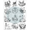 (CCSTMP091)Craft Consortium 12 Days of Christmas Clear Stamps