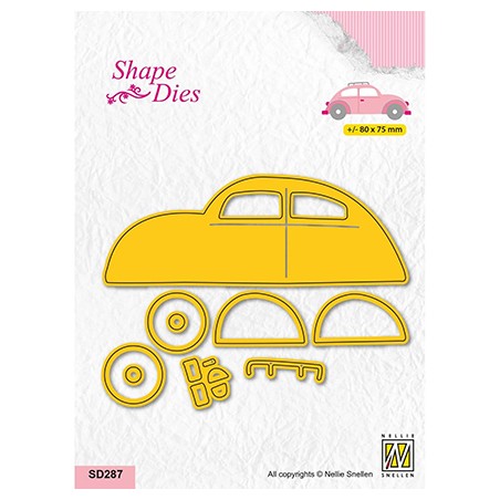 (SD287)Nellie's shape dies Car