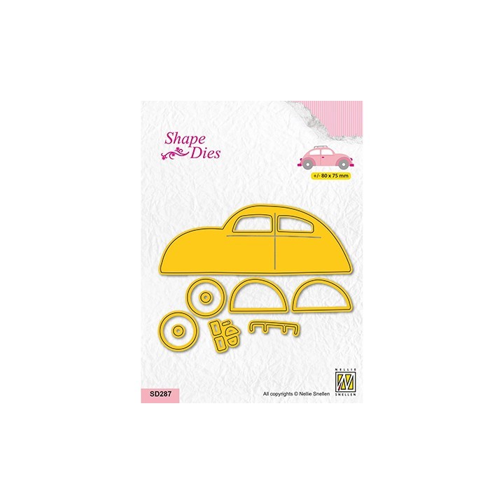 (SD287)Nellie's shape dies Car