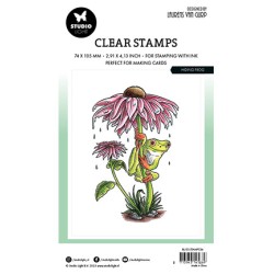 (BL-ES-STAMP534)Studio light BL Clear stamp Hiding frog By Laurens nr.534