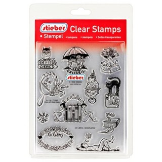 (CS-846)Stieber clearstamp Bookplates