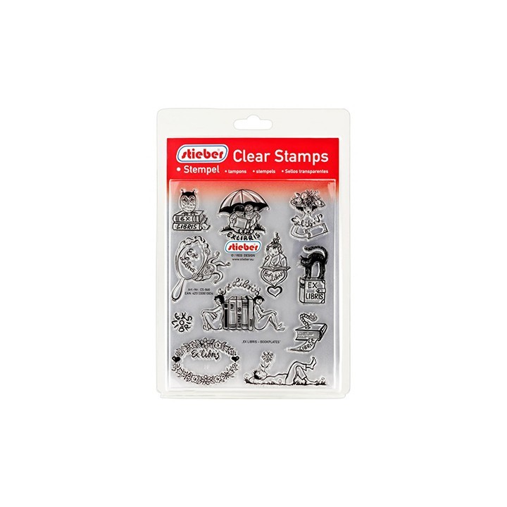 (CS-846)Stieber clearstamp Bookplates