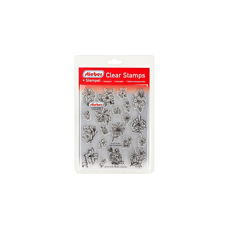 (CS-852)Stieber clearstamp Small Blossoms