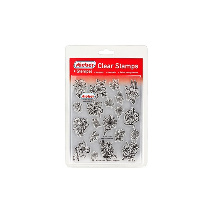 (CS-852)Stieber clearstamp Small Blossoms
