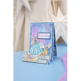 (S-SQ-3D-EF5-ENFO)Crafter's Companion Sara Signature The Snow Queen 3D Embossing Folder Enchanted Forest