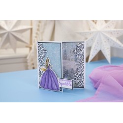 (S-SQ-MD-WMAG)Crafter's Companion Sara Signature The Snow Queen Metal Die Winter Magic