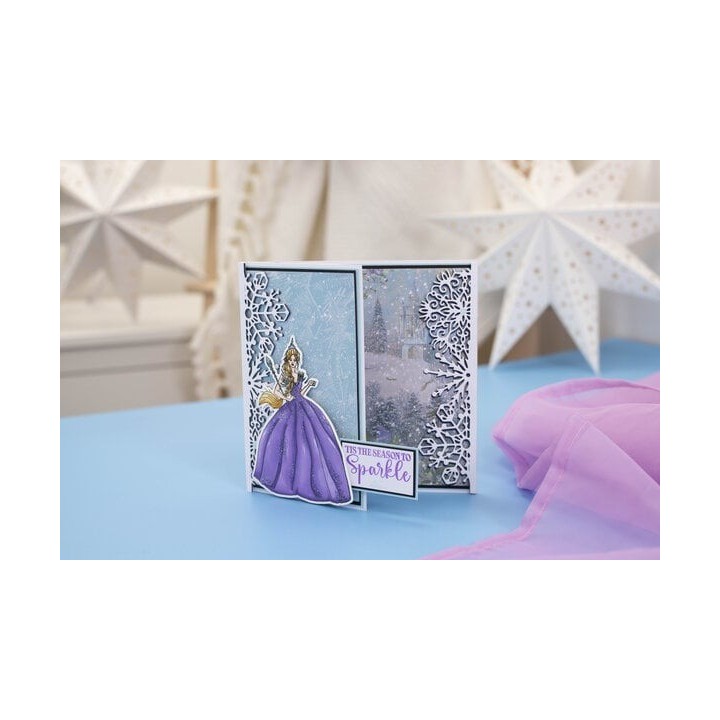 (S-SQ-MD-WMAG)Crafter's Companion Sara Signature The Snow Queen Metal Die Winter Magic