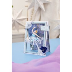 (S-SQ-MD-SNQU)Crafter's Companion Sara Signature The Snow Queen Metal Dies Snowflake Queen